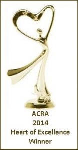 ACRA 2014 Heart of Excellence Winner's Trophy